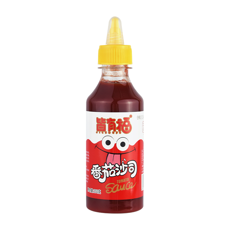 Voor welke gelegenheden zijn 250 g plastic squeeze fles tomatensaus geschikt, en hoe is de draagbaarheid en afdichtingsprestaties?