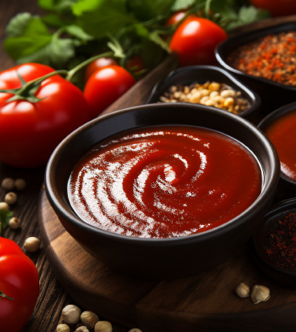 De methode om tomatensaus te maken