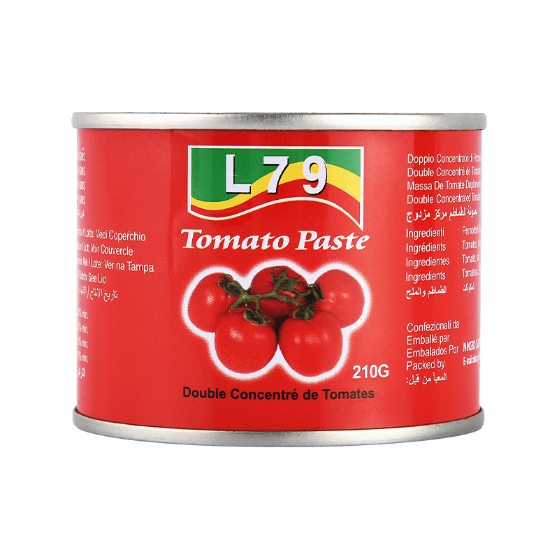 210 g gemakkelijke open/ hard open ingeblikte gearomatiseerde geconcentreerde tomatenpasta